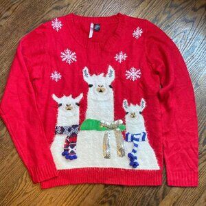 Ugly Christmas Sweater/Lamma